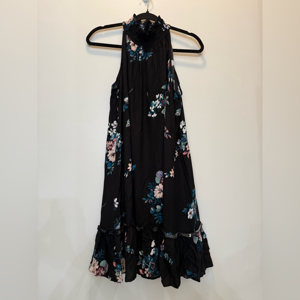 Xhileration Blue Floral Dress - Size M
